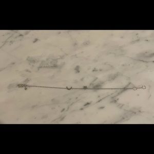 Bluboho silver star/moon bracelet